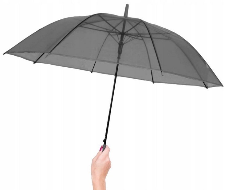 PrzydaSie Parasol Parasolka Przezroczysta Ślub Transparentna – Elegancja w deszczu
