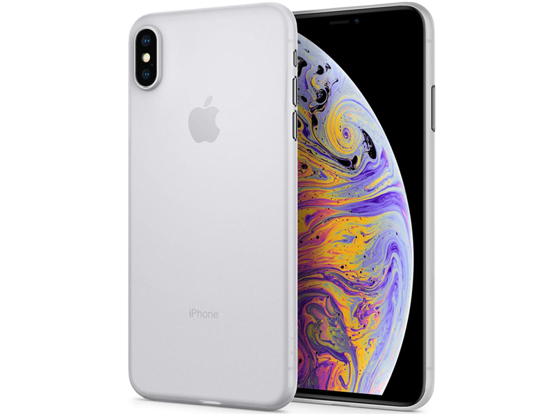 Etui Spigen Apple iPhone Xs Max Air Skin Białe