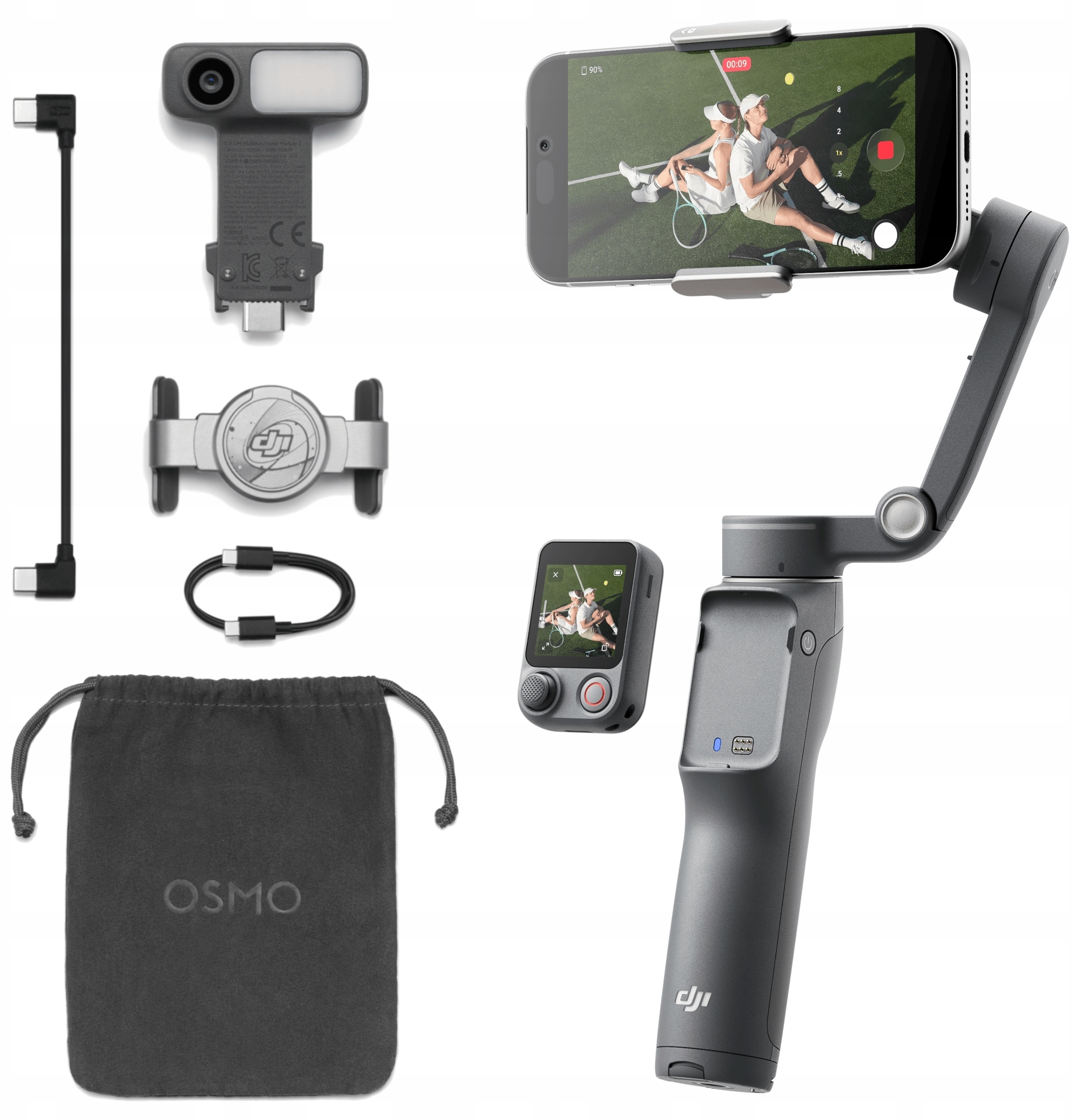 DJI Osmo Mobile 8P Advanced Tracking Combo – Stabilizator dla profesjonalnych twórców