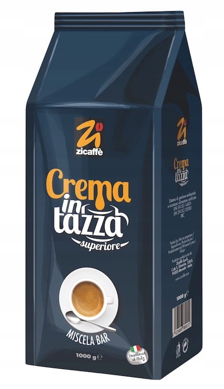 Kawa Ziarnista Crema in Tazza Superiore 1kg – Doskonałość w każdej filiżance