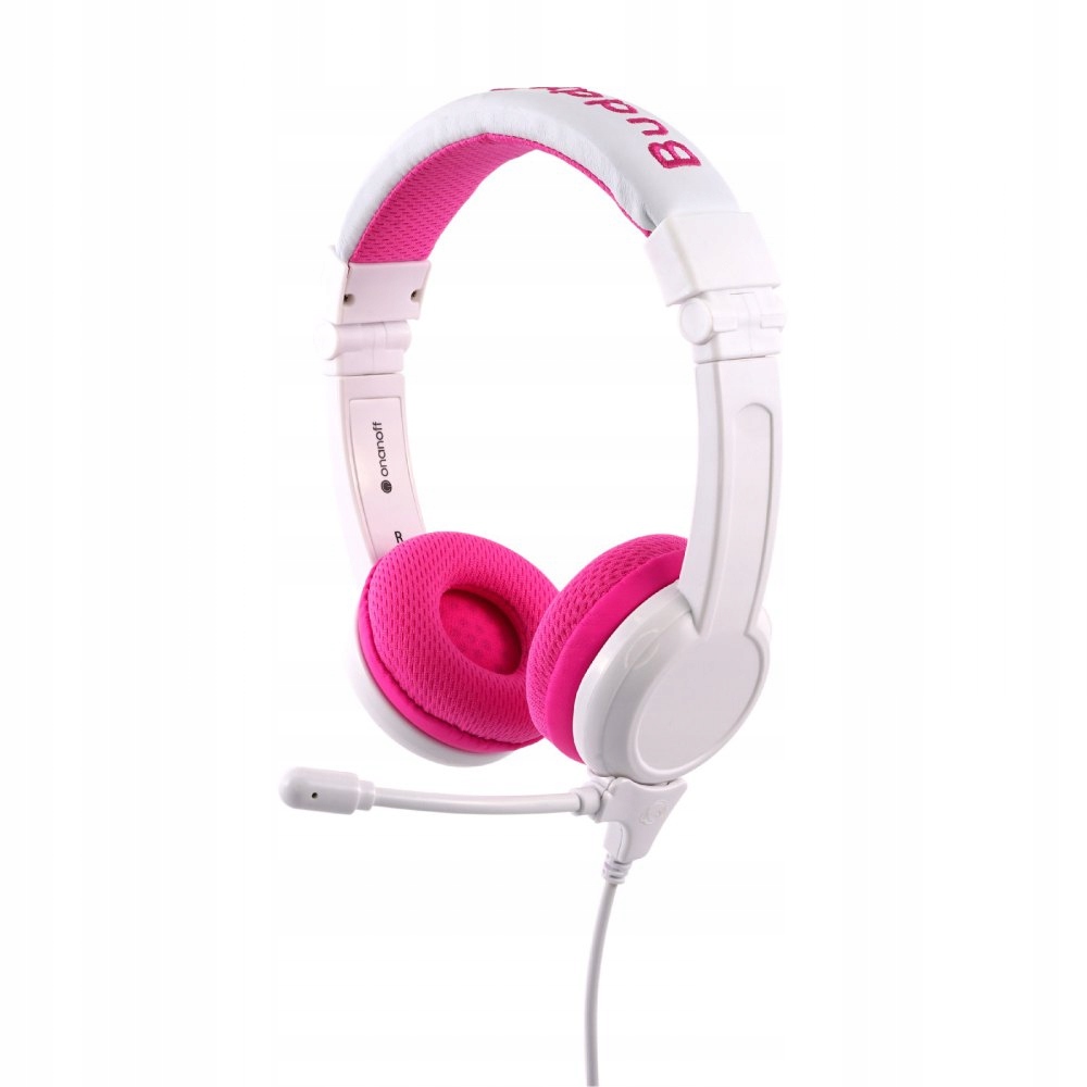 Słuchawki BuddyPhones School+ BP-SCHOOLP-PINK – Bezpieczne i wygodne dla dzieci
