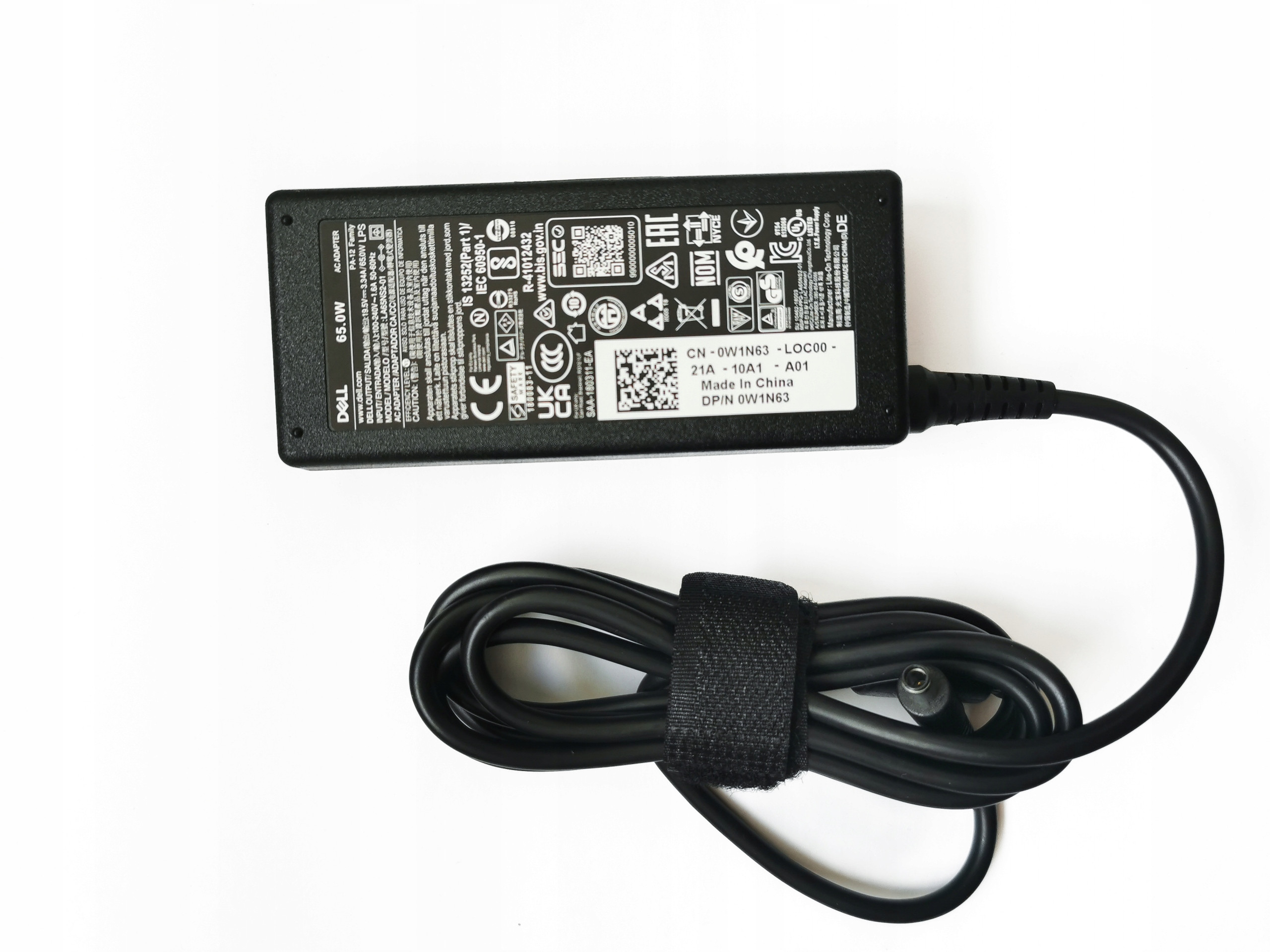 Zasilacz do laptopa Dell AC Adapter 65W – Niezawodne zasilanie dla Twojego laptopa