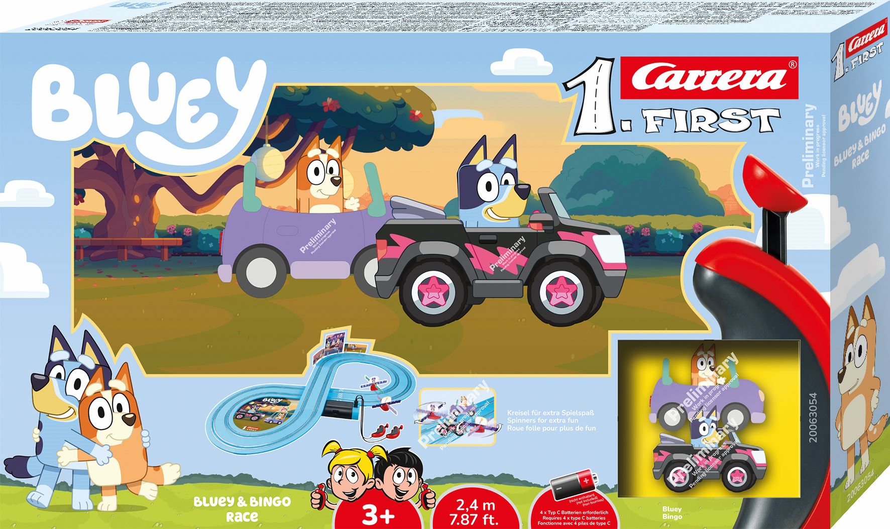 Bluey & Bingo Race 2,4m – Ekscytujący wyścig w świecie Bluey