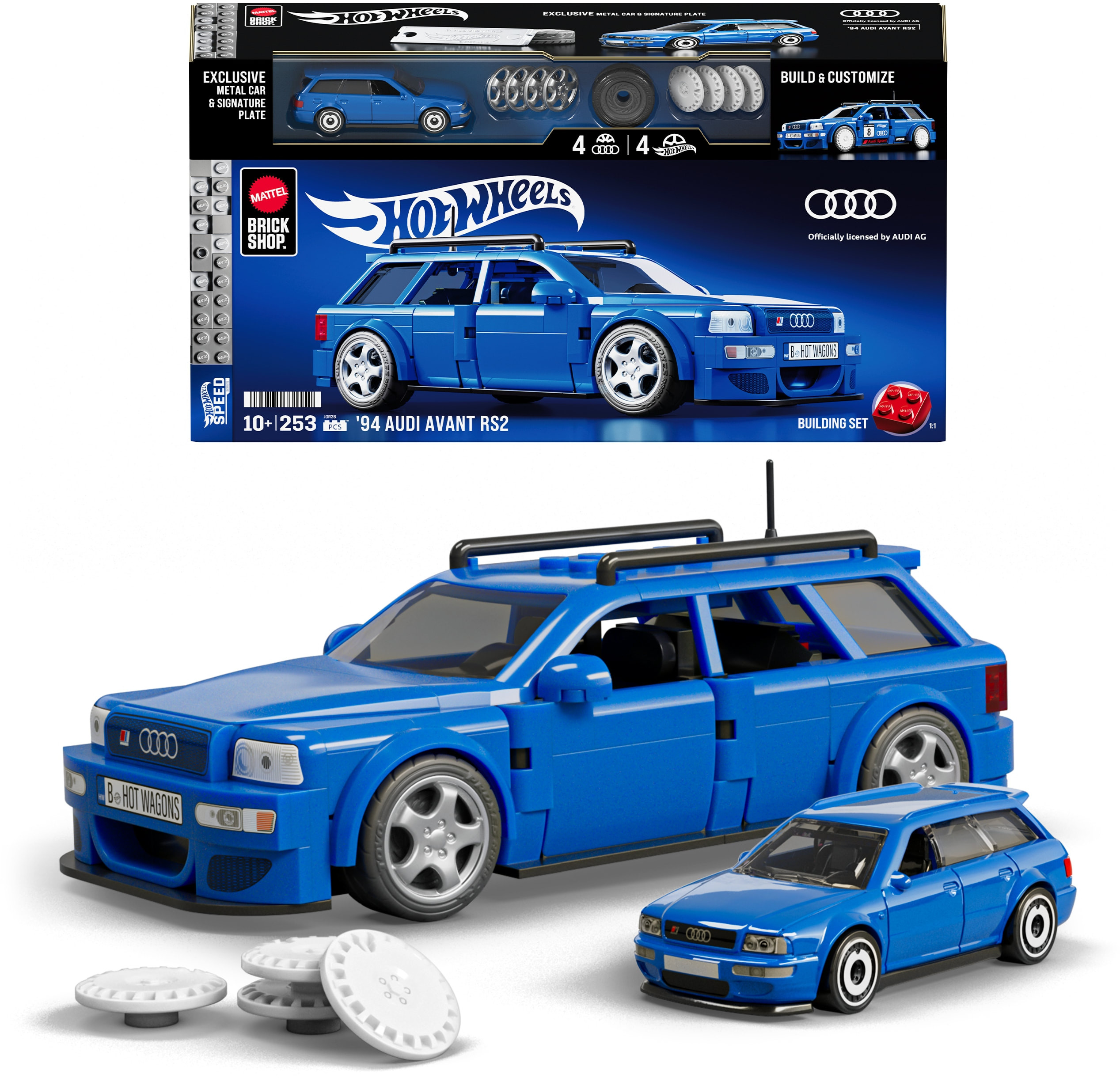 MATTEL BRICK SHOP HOT WHEELS – Zestaw konstrukcyjny Speed Audi