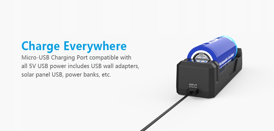 Szybkie ładowanie z wysokim prądem 2A