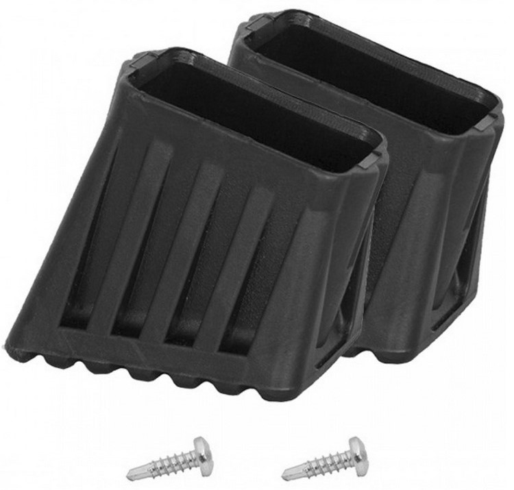 Stopki podunic czarne 40x20 mm 211422 – Idealne wsparcie dla drabin i schodków