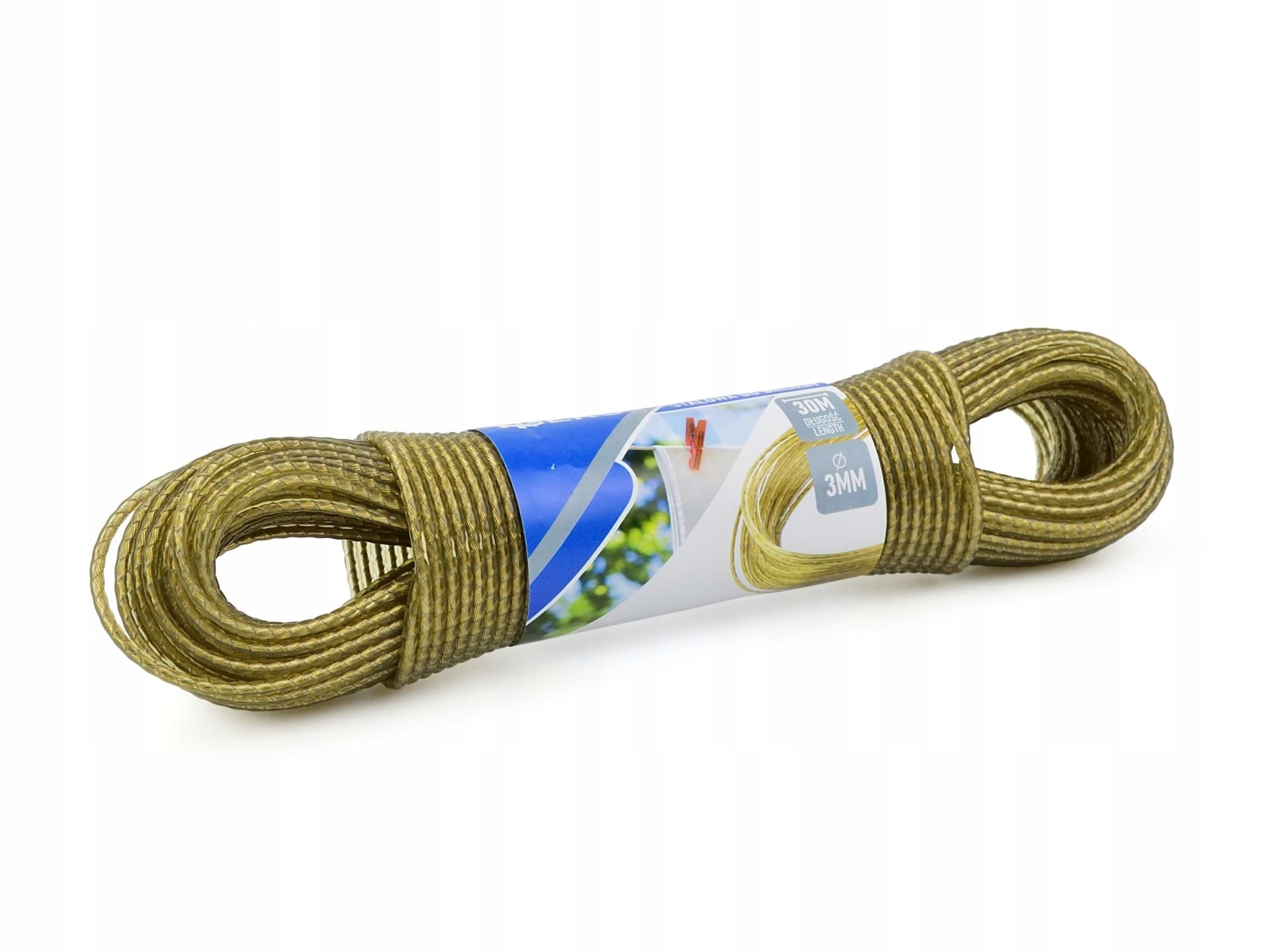 Geko Linka stalowa do bielizny 3mm x 30m – Trwałe i praktyczne rozwiązanie do suszenia