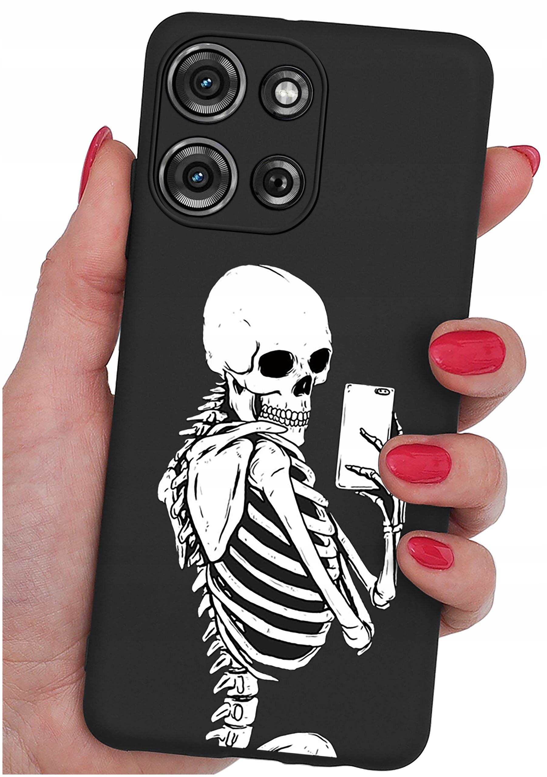 Etui do Motorola G75 5G | WZORY | SILIKONOWE MATT SZKŁO 9H – Ochrona i styl w jednym