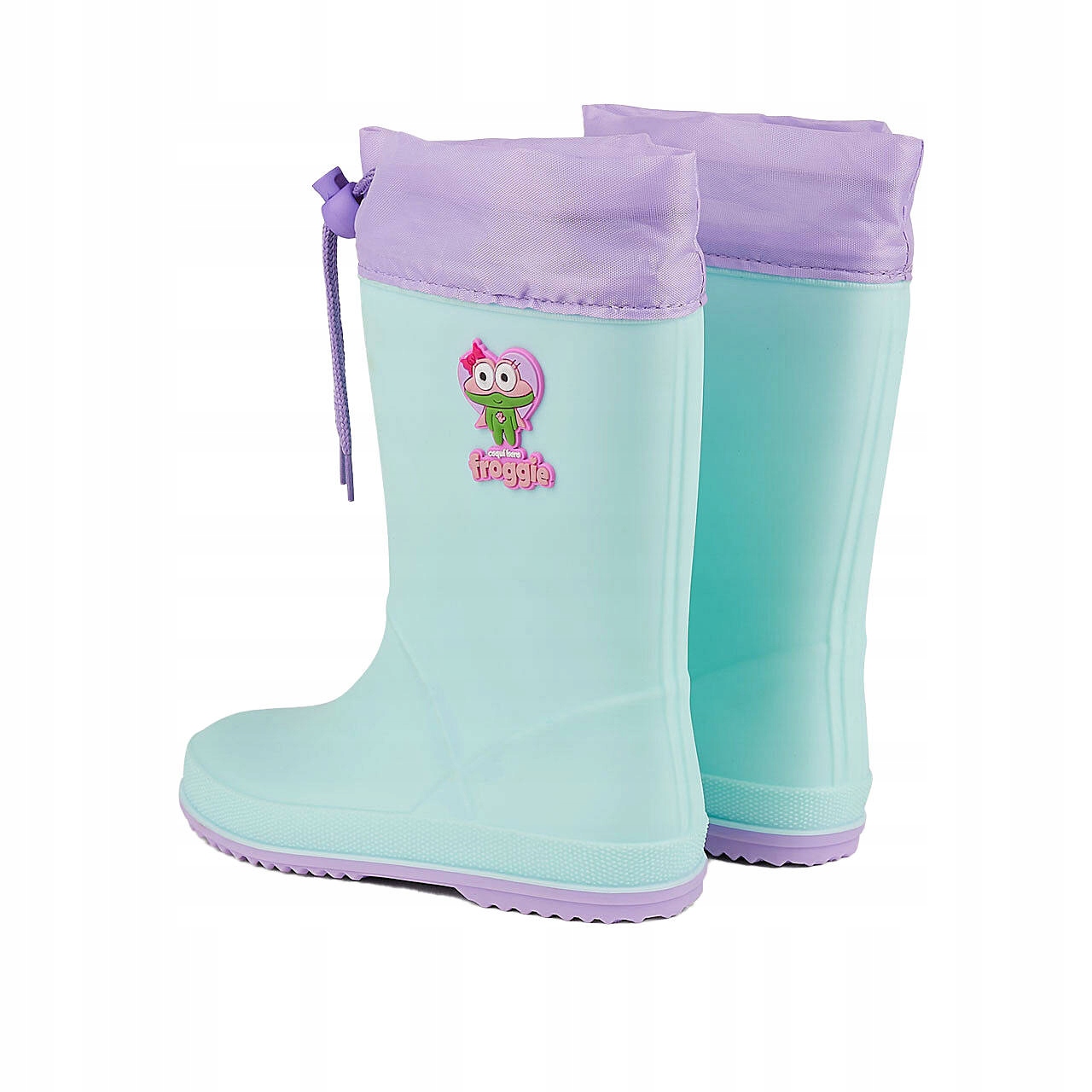 Stylowy design w kolorach mint i lila