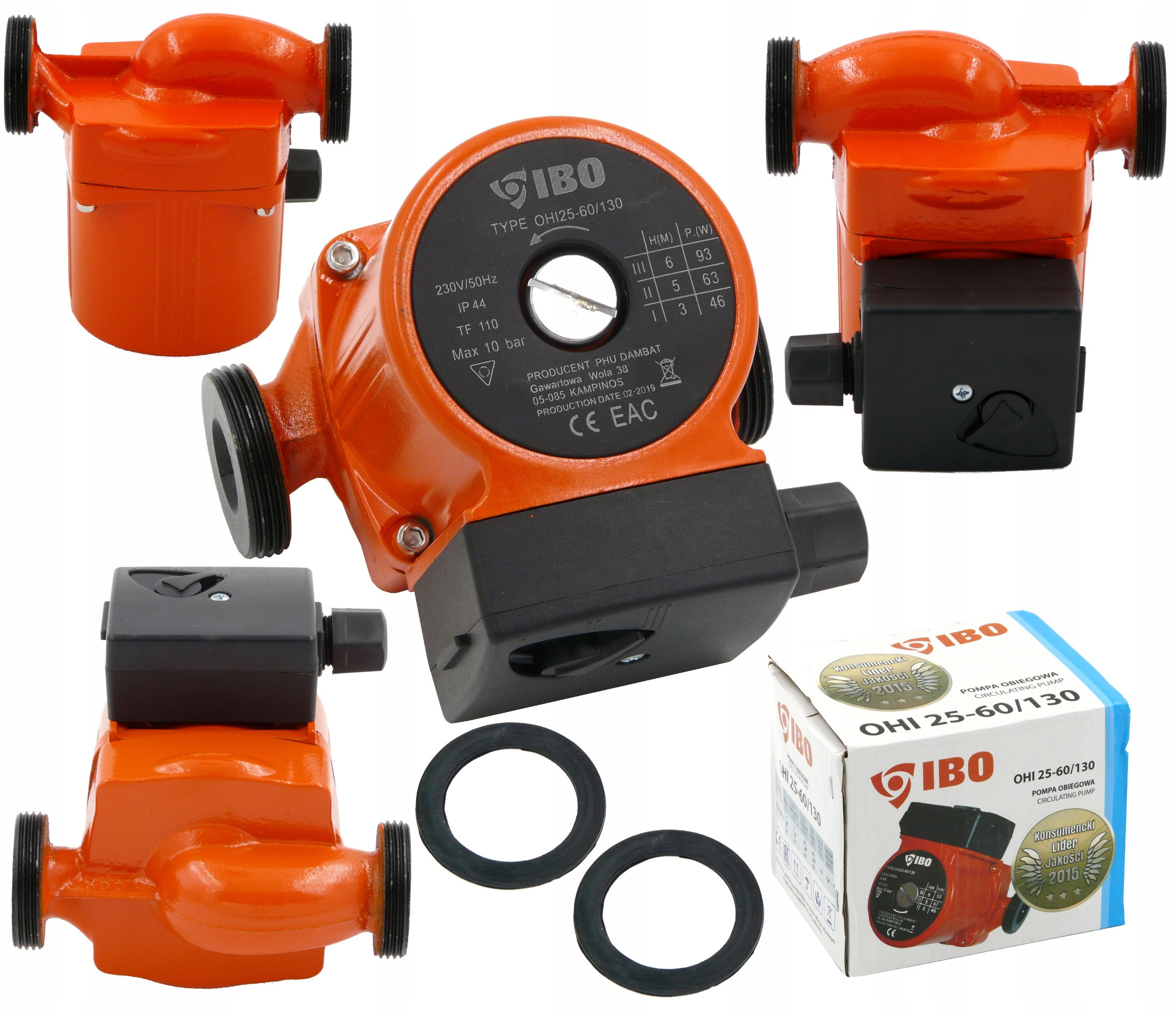 Pompa cyrkulacyjna IBO OHI 25-60/130 – Wydajność i niezawodność w Twoim domu