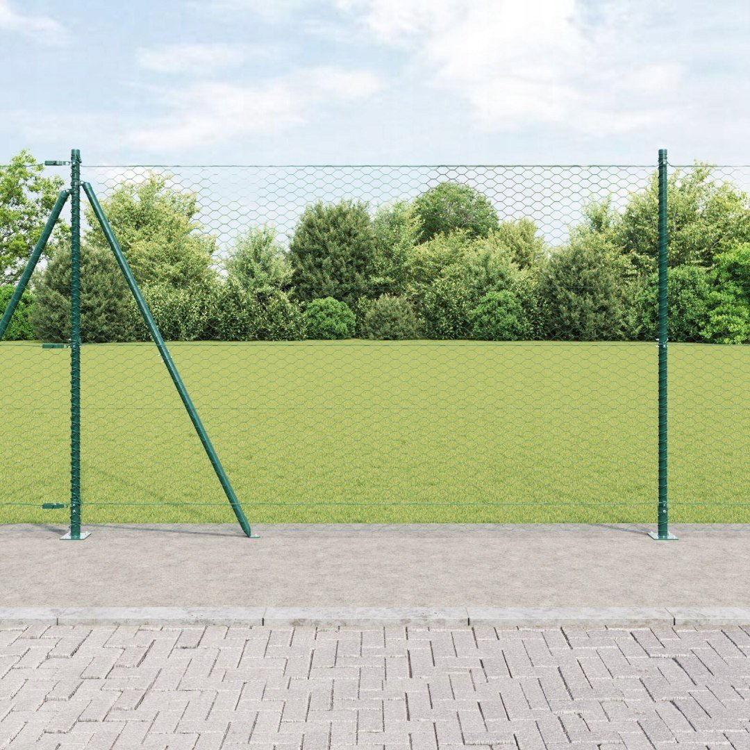 Ogrodzenie sześcienne vidaXL Zielone 1,6x100 m – Solidna ochrona Twojego ogrodu