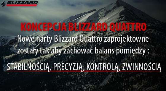koncepcja narty Blizzard Quattro 7.7 Quattro 2020