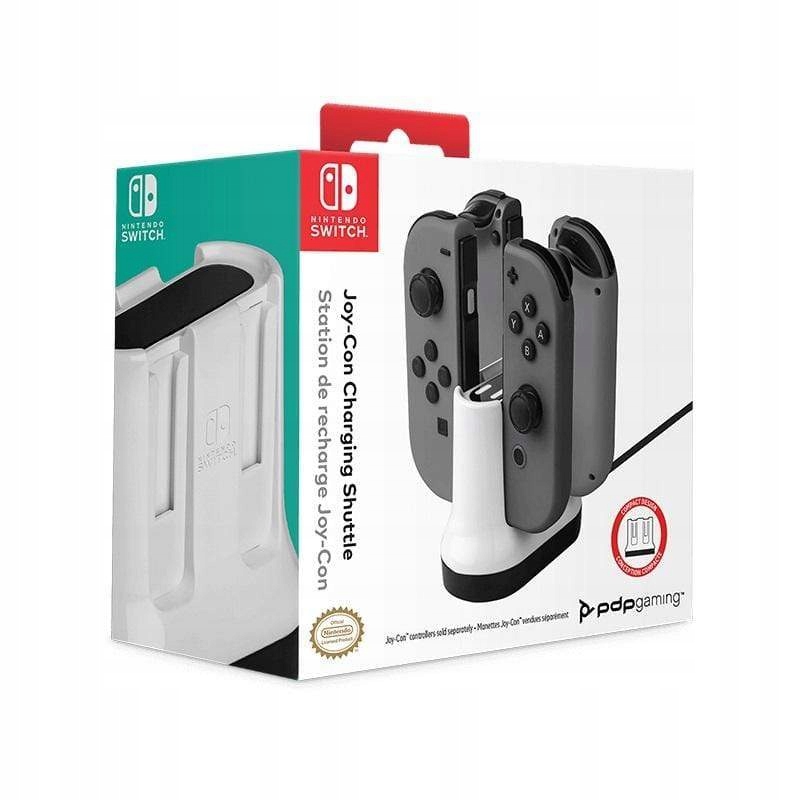 Stacja ładująca 4 Controller czarno-biały do Nintendo Switch – Wydajność i wygoda w jednym