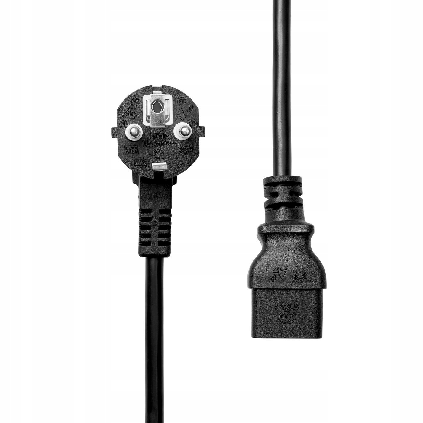 Kabel zasilający ProXtend ProXtend Power Cord Schuko Angled to C19 0.5M