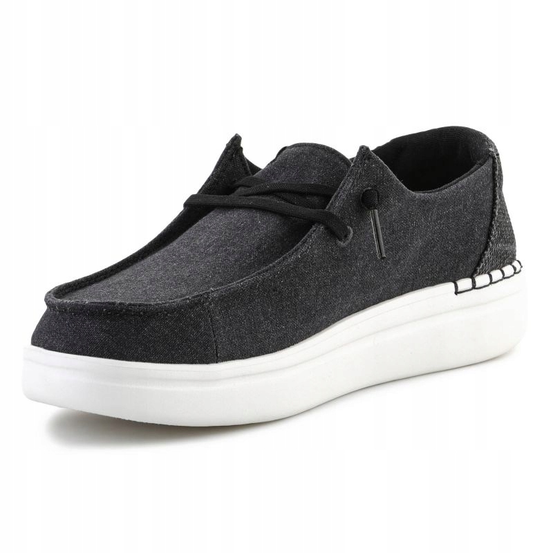 Lekko sprana cholewka z bawełny z haftem