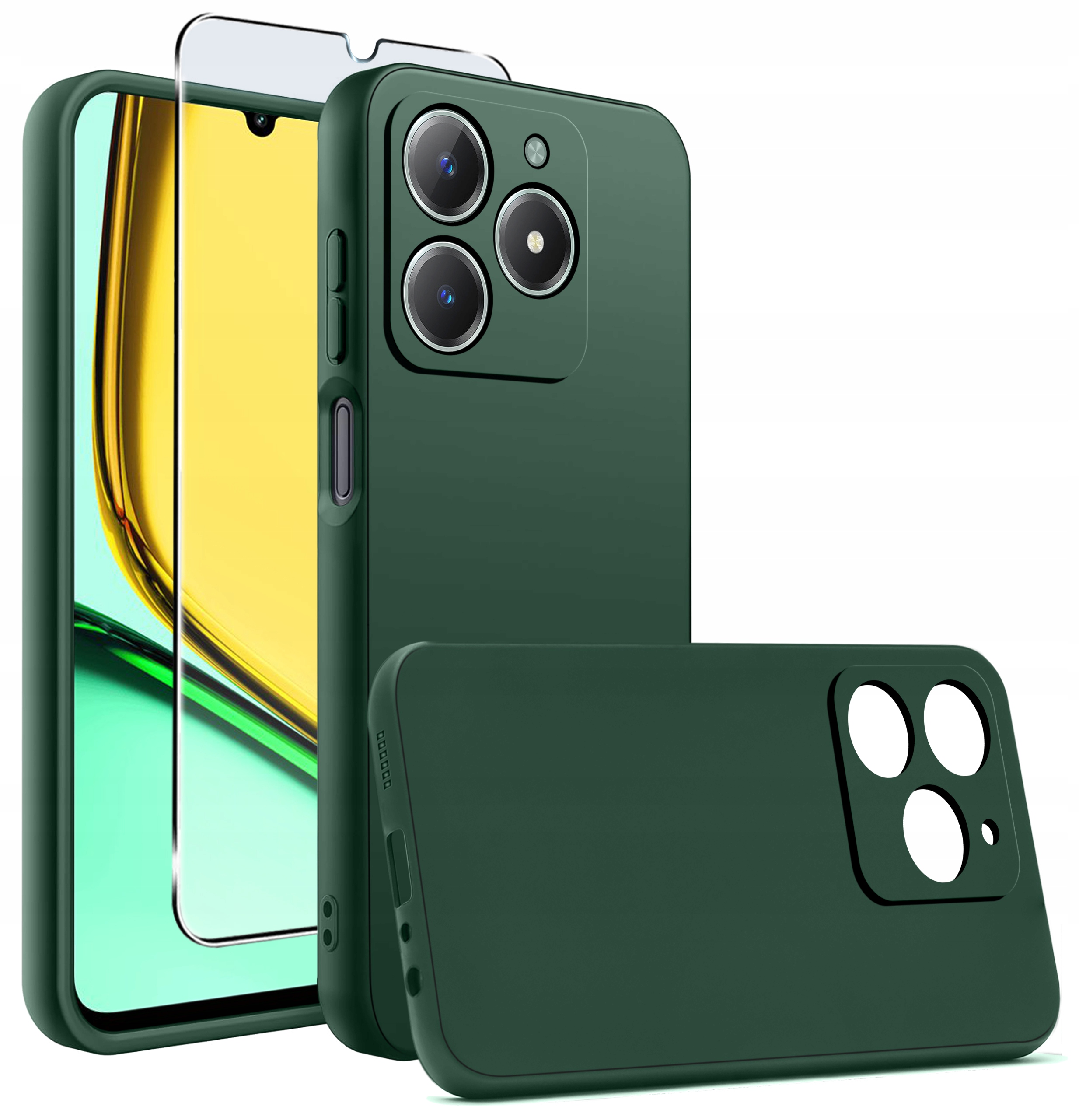 Etui do Realme C61 | C63 CASE SOFT MATT PLECKI MATOWE + SZKŁO OCHRONNE 9H – Ochrona Twojego smartfona