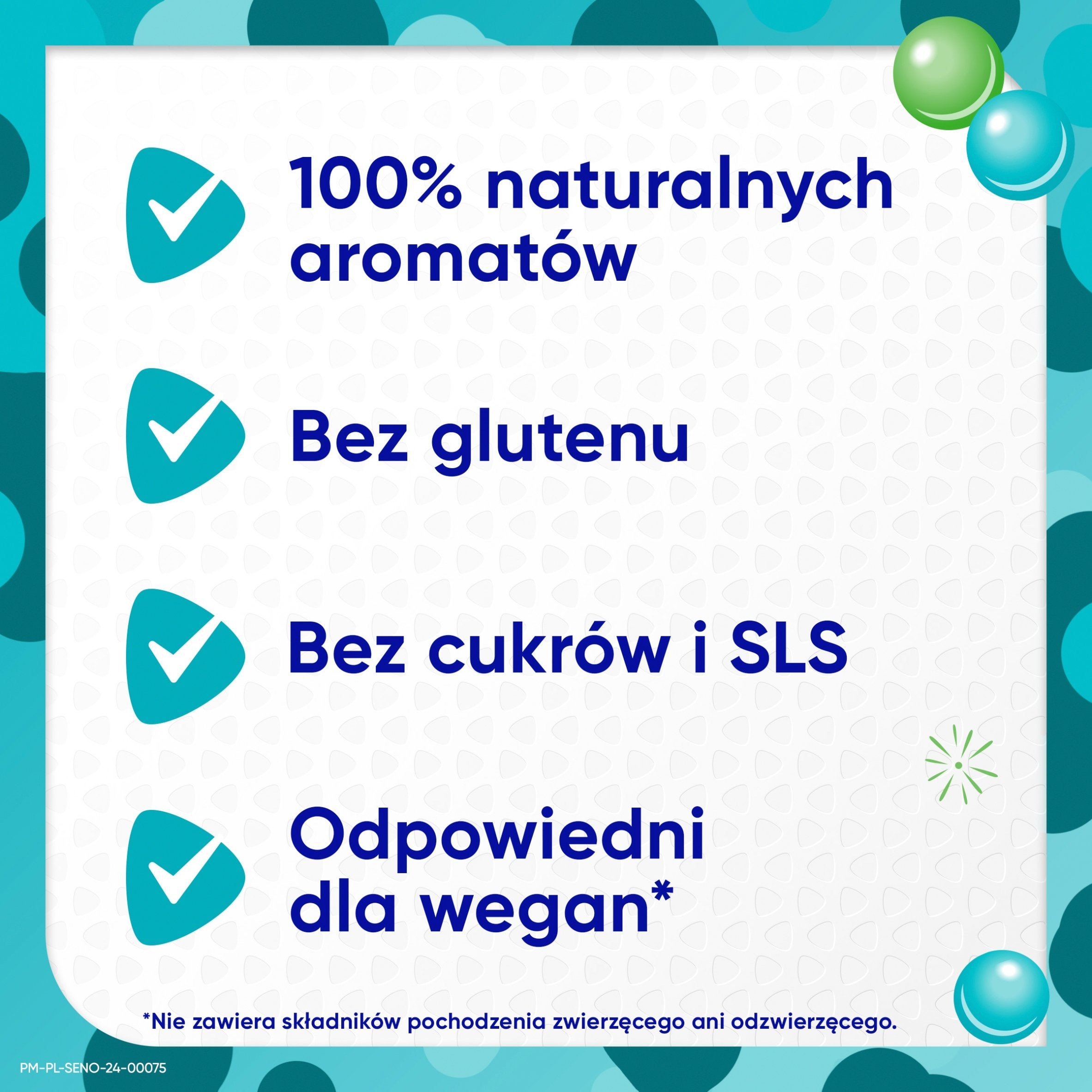 Delikatna formuła z 100% naturalnymi aromatami