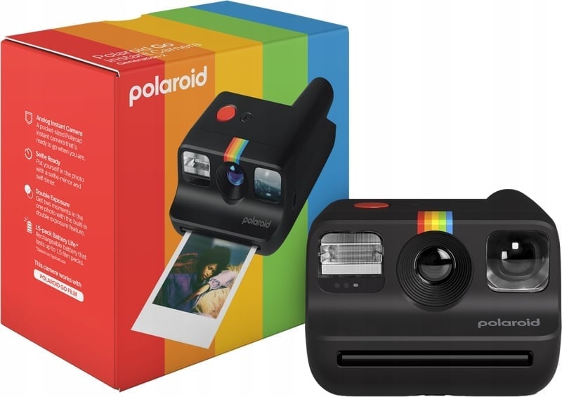 Drukarka fotograficzna Polaroid Polaroid Go Gen 2 Black – Twoje wspomnienia w zasięgu ręki