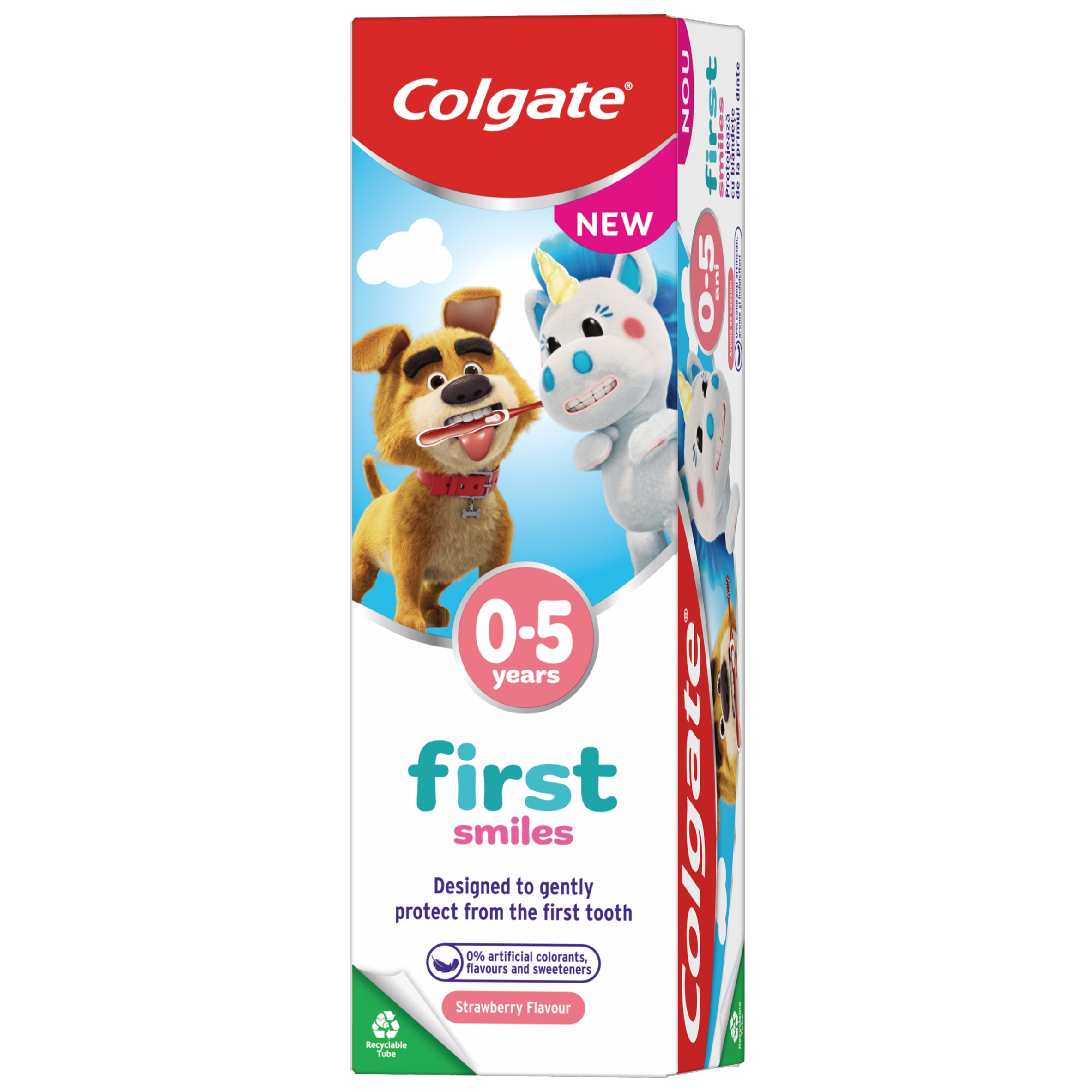 Colgate Kids Pasta do zębów dla dzieci 0-5 First Smiles – Smak Truskawkowy