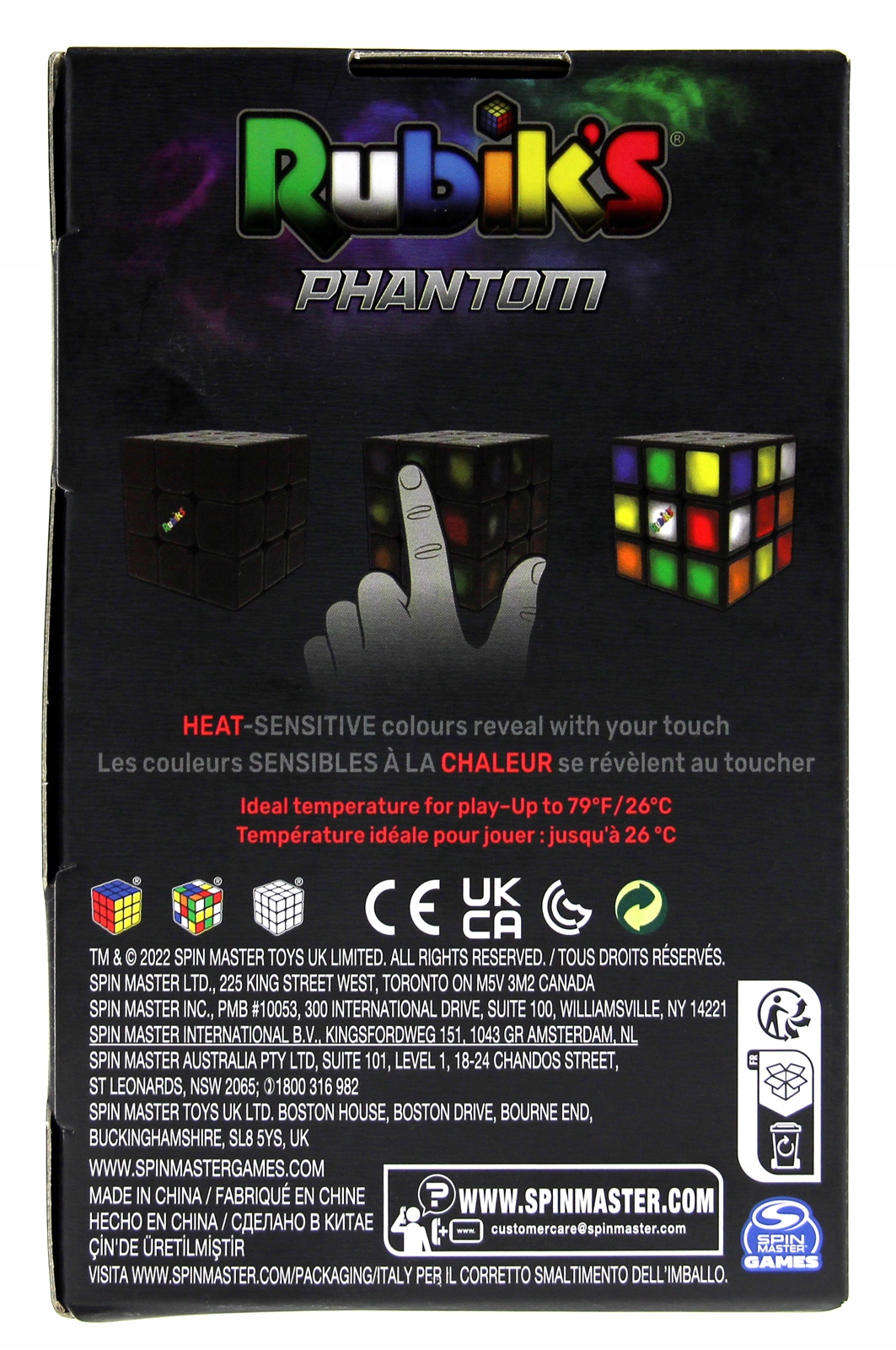 Zawartość opakowania: Kostka Rubika 3x3x3 Phantom