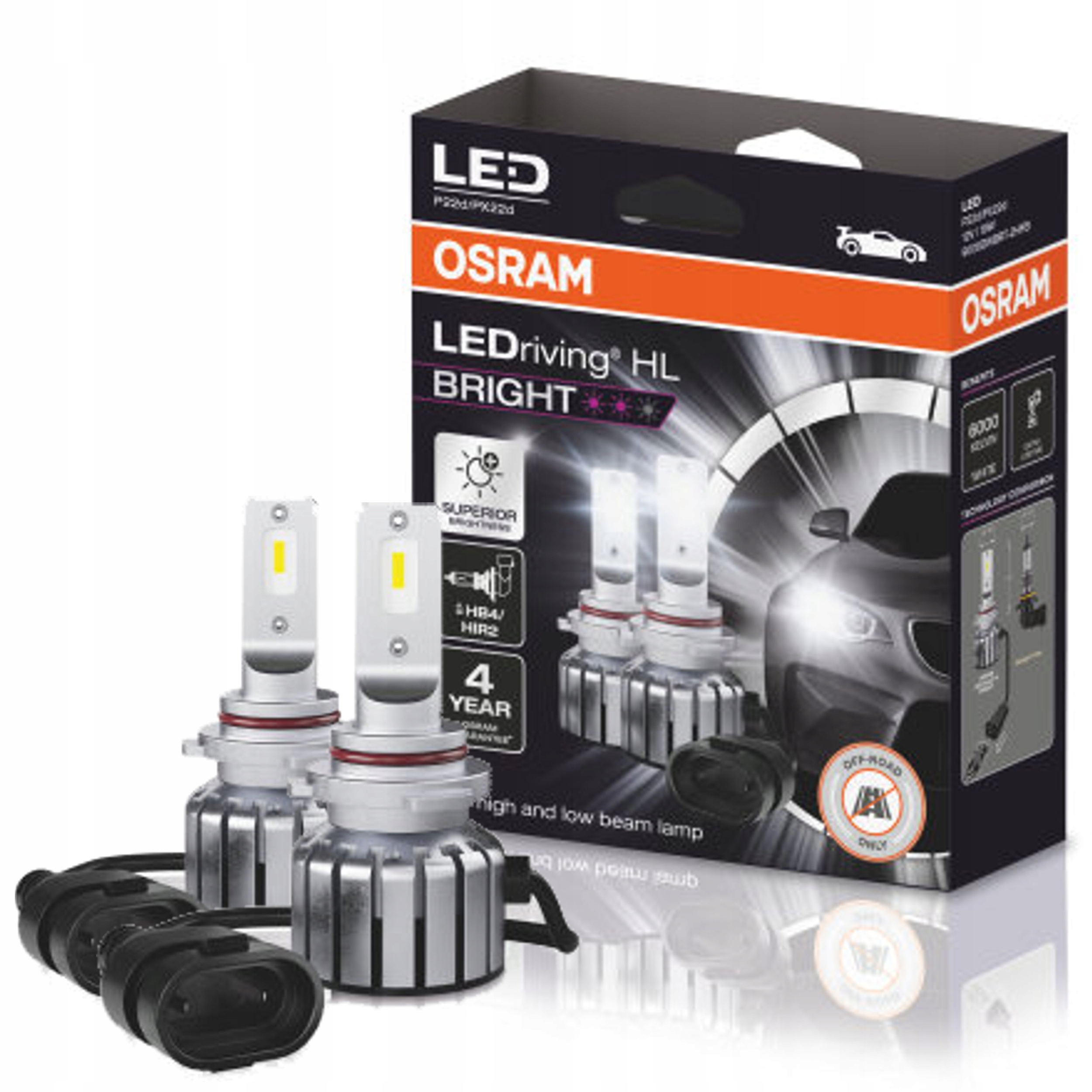 Żarówka Samochodowa Osram LEDriving HL H10 HIR1 HB3 19 W 12 V 6000 K – Doskonałe oświetlenie dla Twojego pojazdu