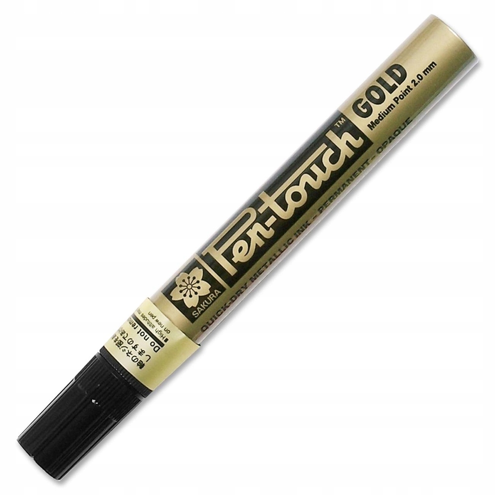 BRUYNZEEL SAKURA Sakura Pen-Touch Medium Marker 2,0mm Gold – Idealny do znakowania i identyfikacji