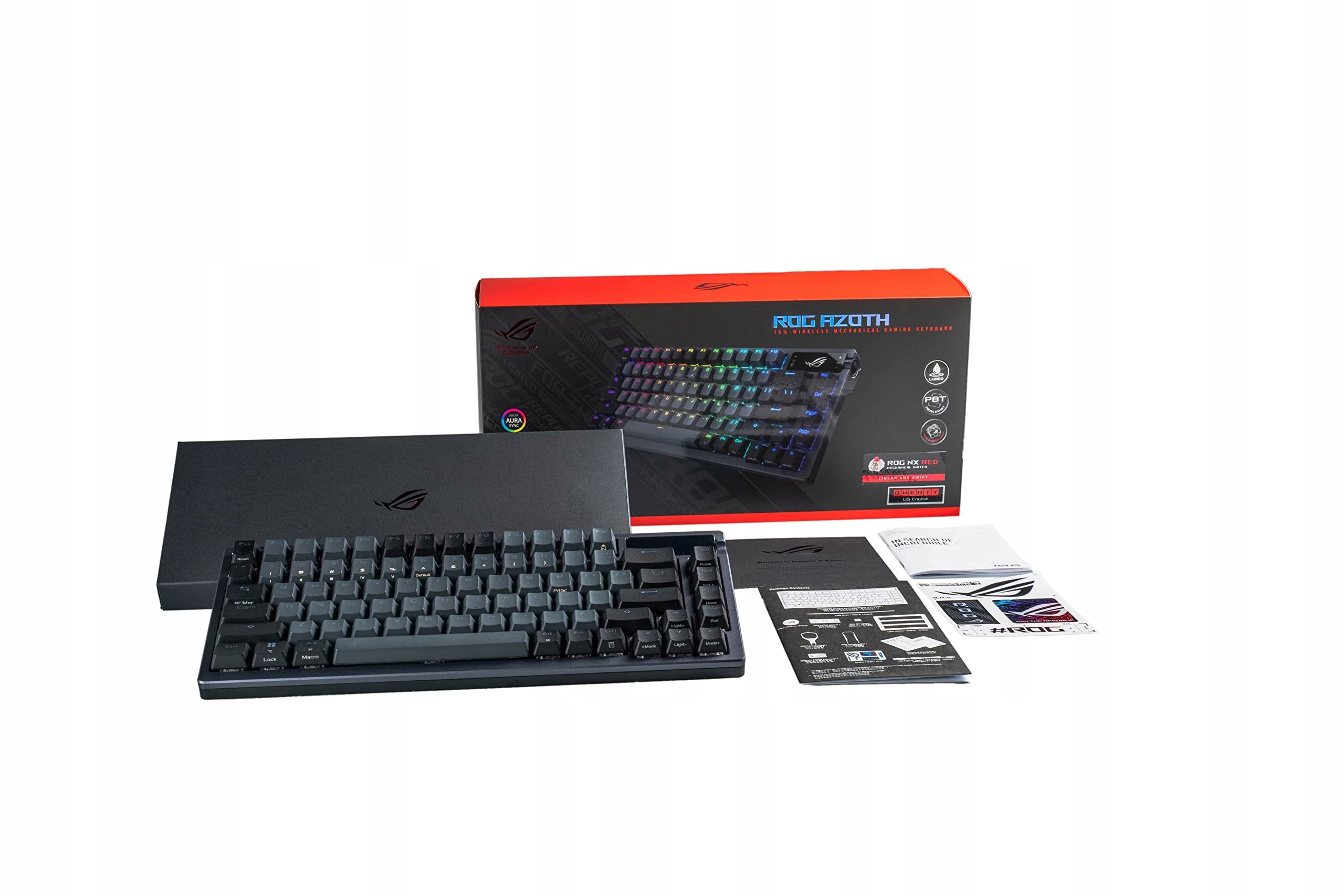 Klawiatura Asus ROG Azoth DE (90MP0316-BKDA01) – Doskonałe narzędzie dla graczy