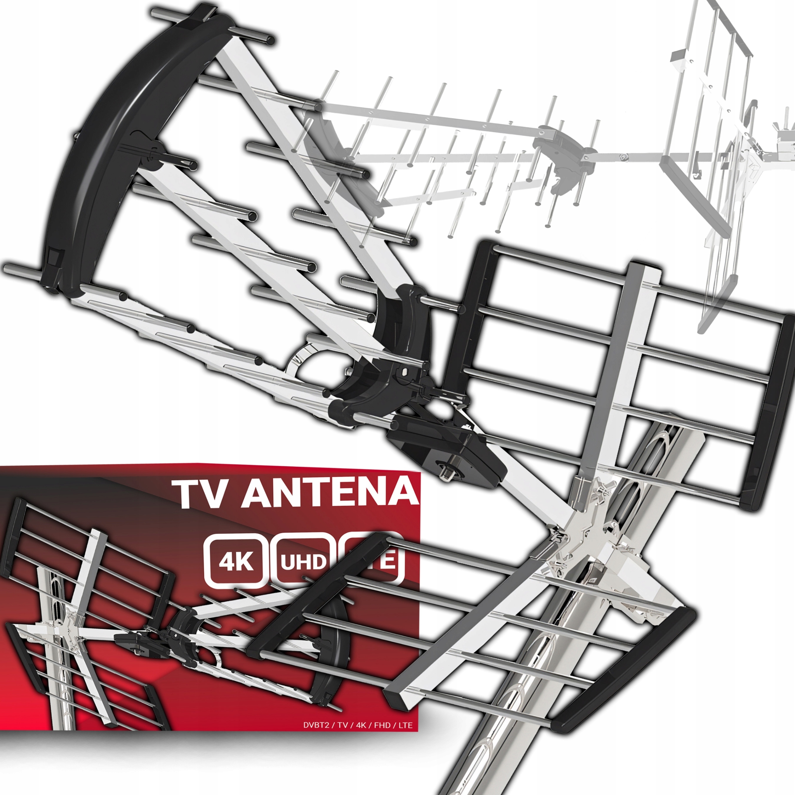Kierunkowa combo do TV naziemnej DVB-T2 LTE 4K Ultra HD mocna 120KM – Najlepsza jakość odbioru