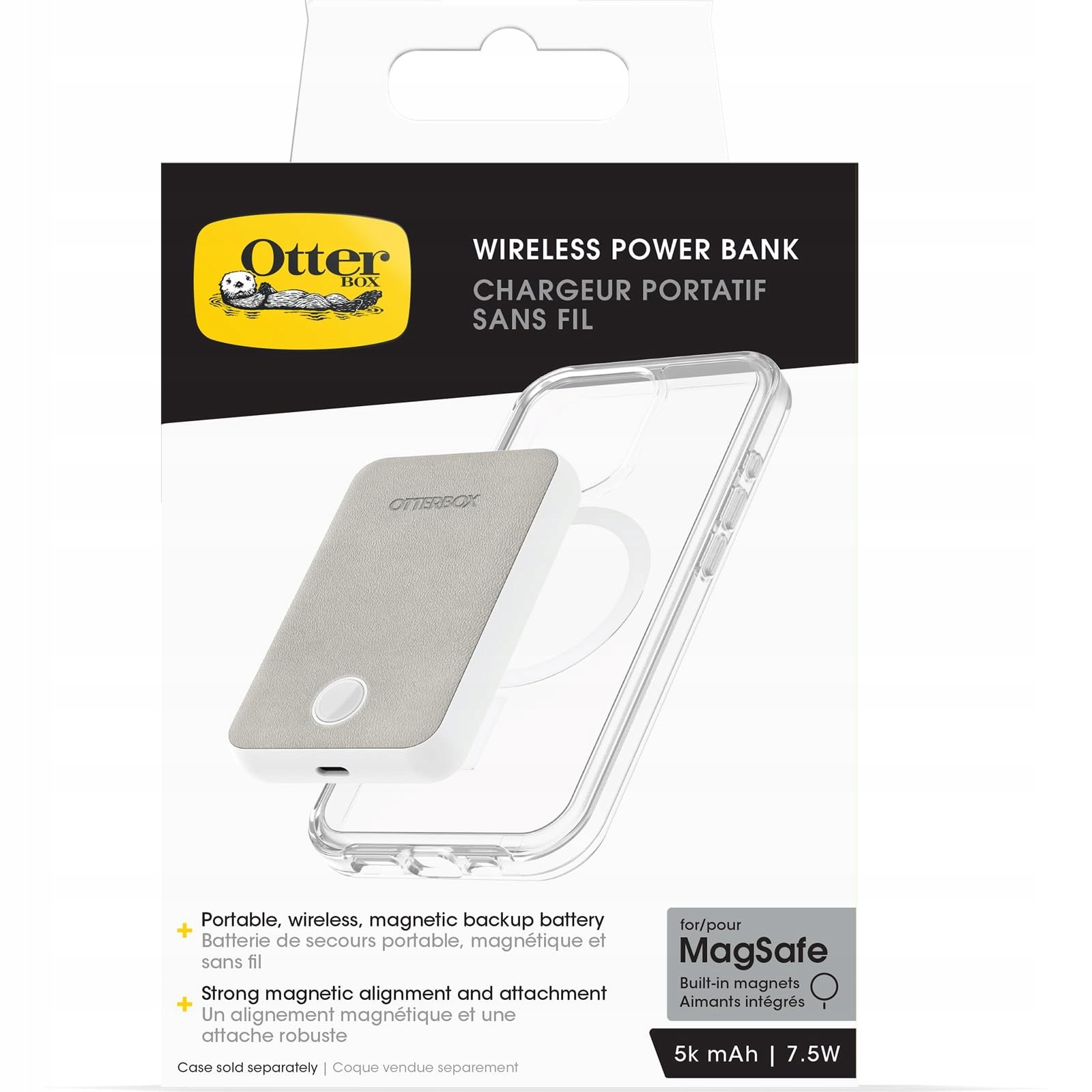 OtterBox Wireless PowerBank - MagSafe 5000 mAh (7.5W) USB-C w kolorze białym