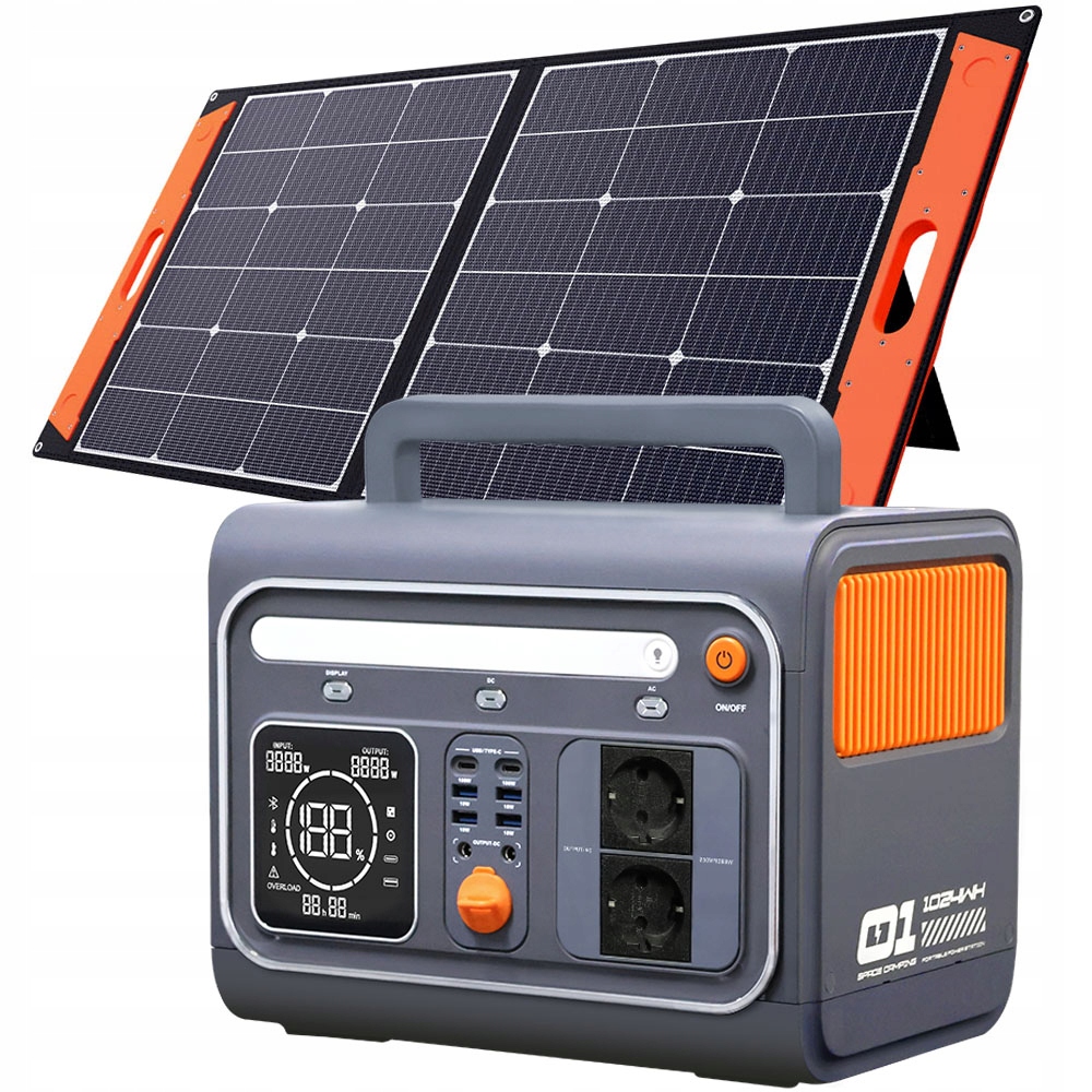 Przenośna stacja zasilania Orllo 1200W/1500W – Twoje źródło energii w każdym miejscu