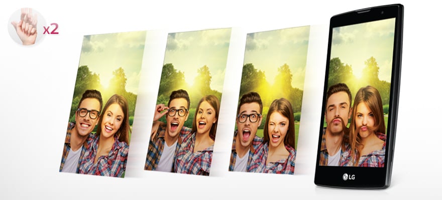 Przedni aparat 5 MP z funkcją seryjnych selfie