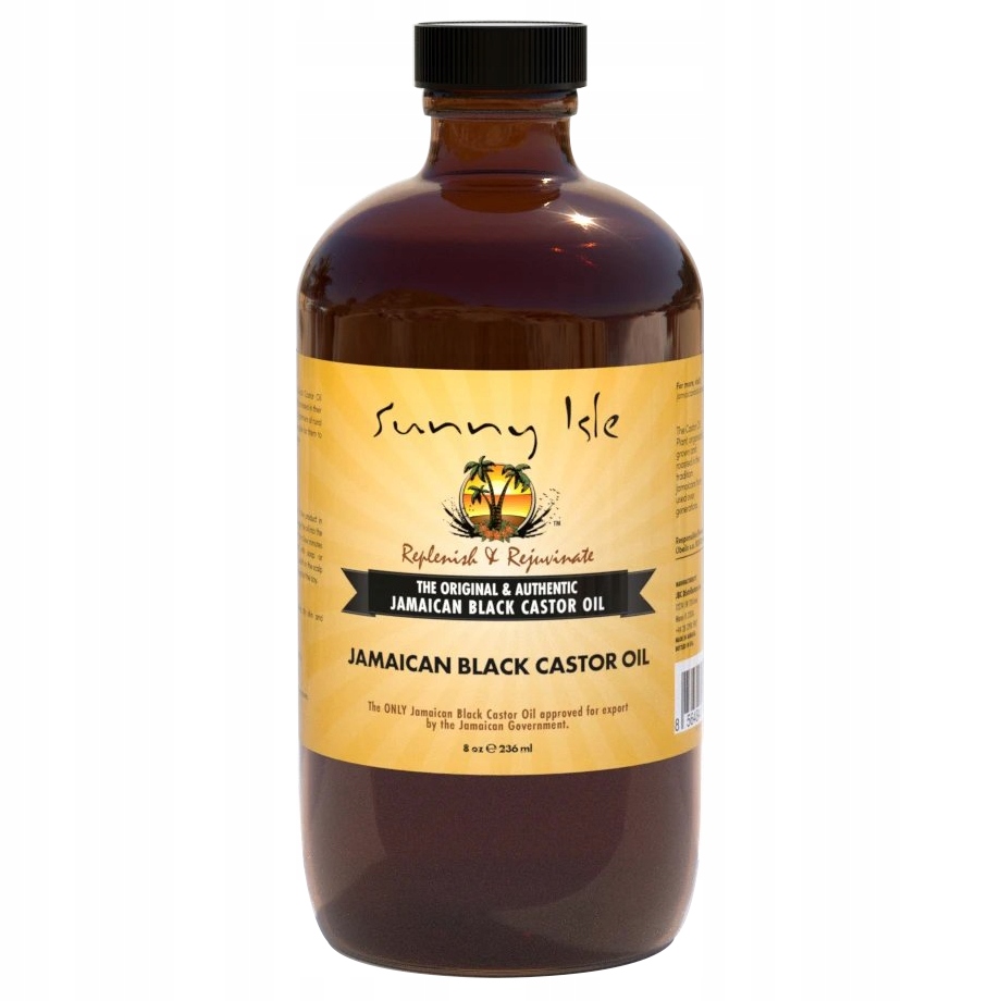 Czarny Olejek Rycynowy BLACK CASTOR OIL 100% 236ml – pielęgnacja dla Twoich włosów