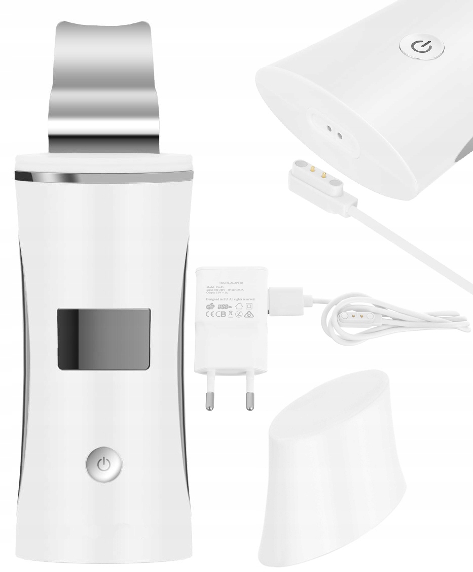 Urządzenie 5w1 do Pielęgnacji Skóry - Peeling Kawitacyjny Sonoforeza EMS 7W – Twoje domowe spa