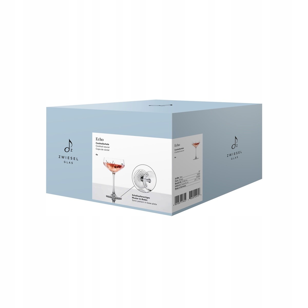 Zestaw 4 sztuk – Idealny do serwowania koktajli