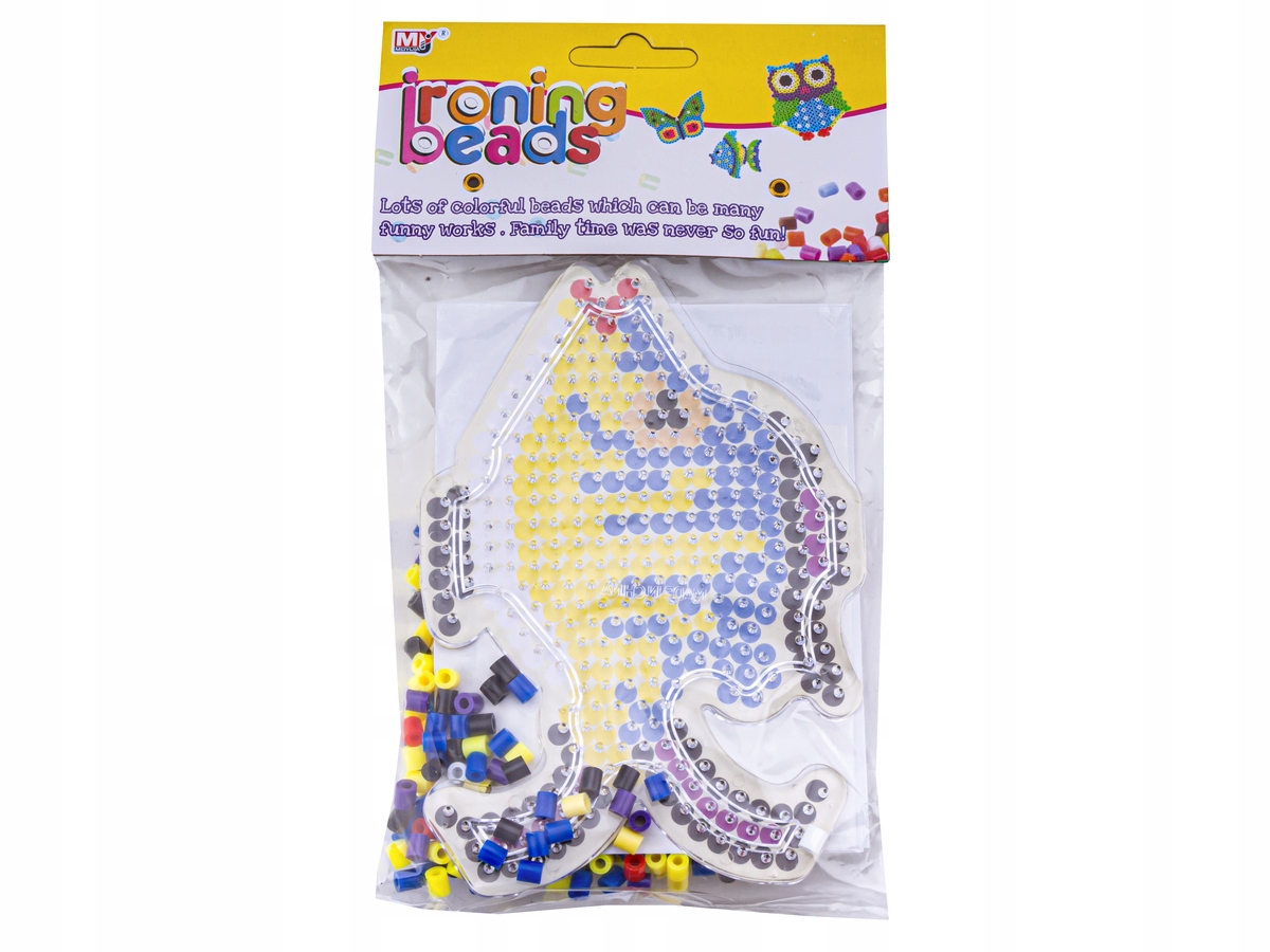 Koraliki do prasowania, Prasowanka, Szablon, Kolorowa Rybka – Kreatywna zabawa dla dzieci