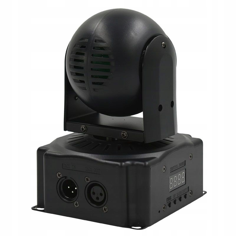 Wbudowane tryby pracy: auto, sound, master/slave, DMX