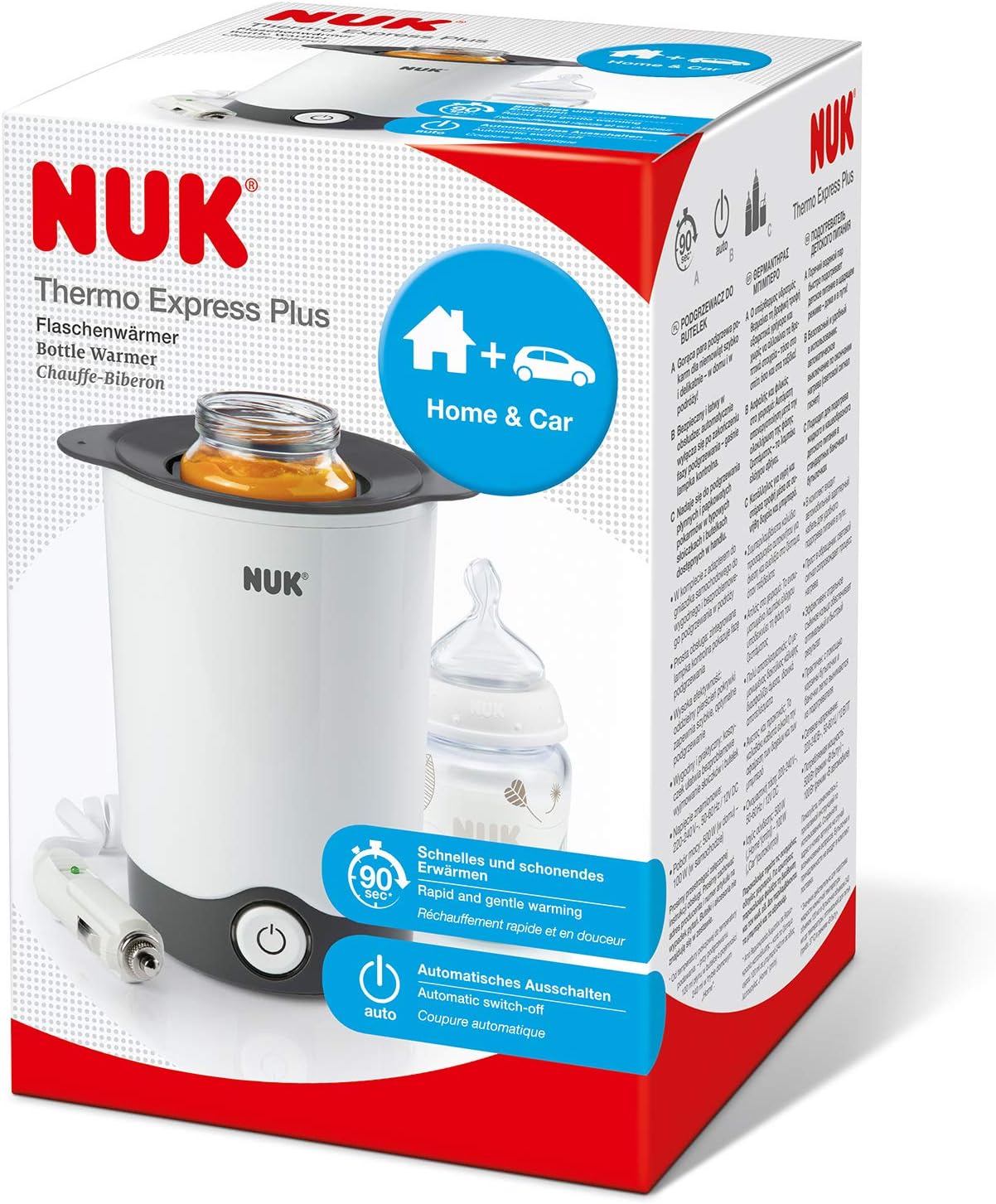 Szybkie podgrzewanie pokarmu w 90 sekund