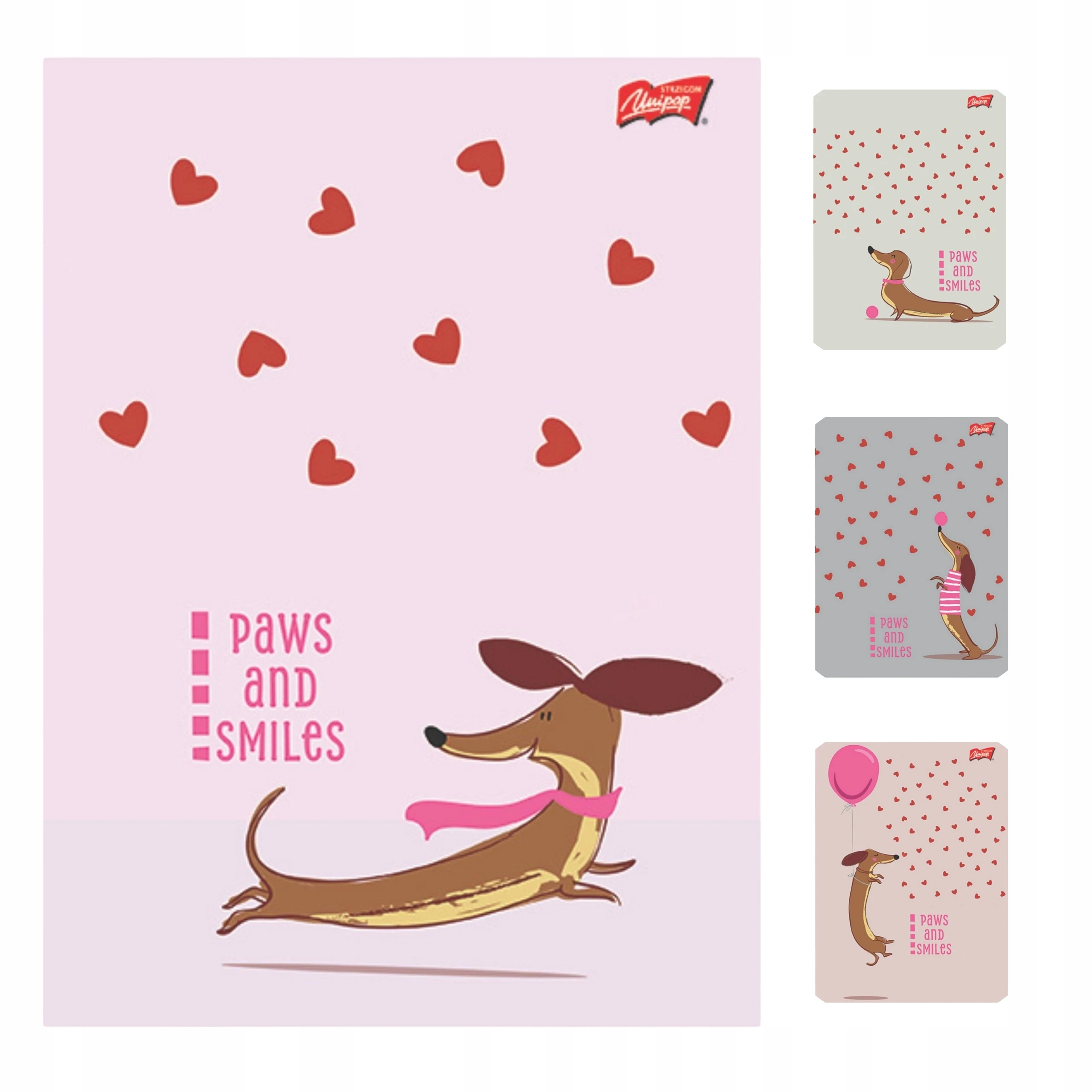Zeszyt A5/32K kratka Dachshund – Praktyczne notatki z uroczym motywem
