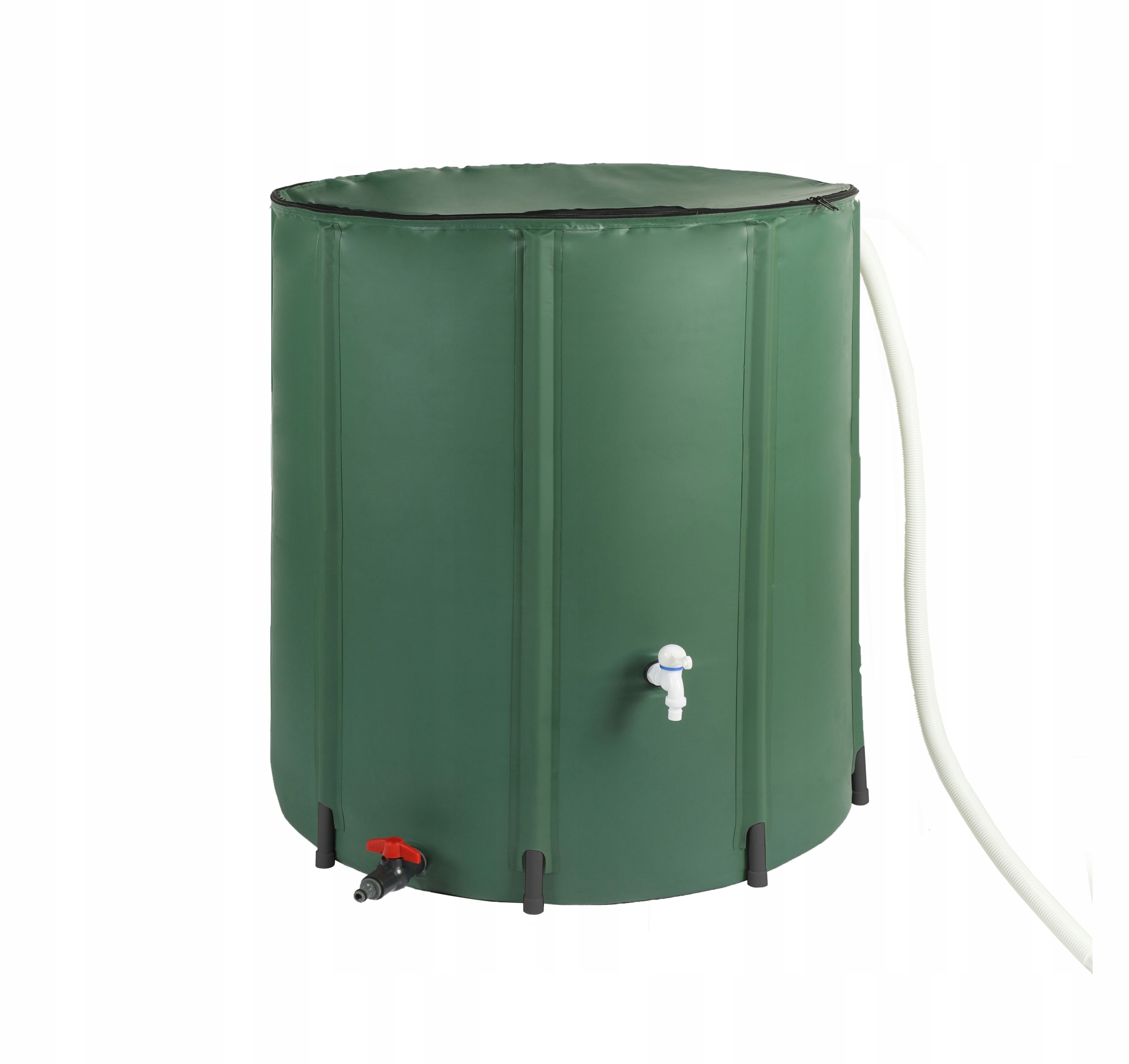 4Składany Zbiornik Beczka Na Deszczówkę 380L – Ekologiczne rozwiązanie do zbierania wody deszczowej