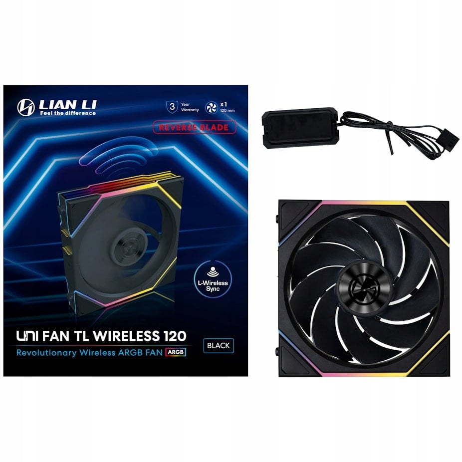Wentylator Lian Li UNI FAN TL Wireless ARGB PWM 120mm – Wydajność i estetyka w jednym
