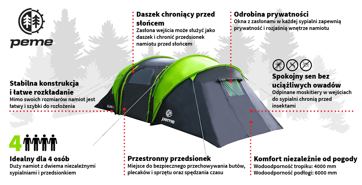 Namiot Peme Bojan 4