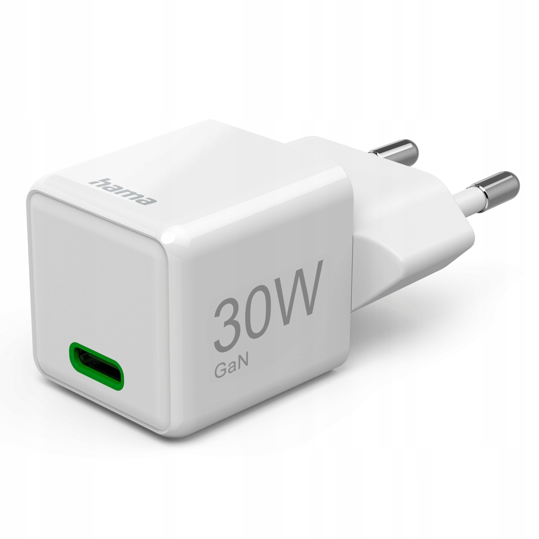 Ładowarka Hama HAMA ŁADOWARKA SIECIOWA GAN PD/QC SUPERMINI 30W PD/QC, BIAŁA – Szybkie ładowanie w kompaktowej formie