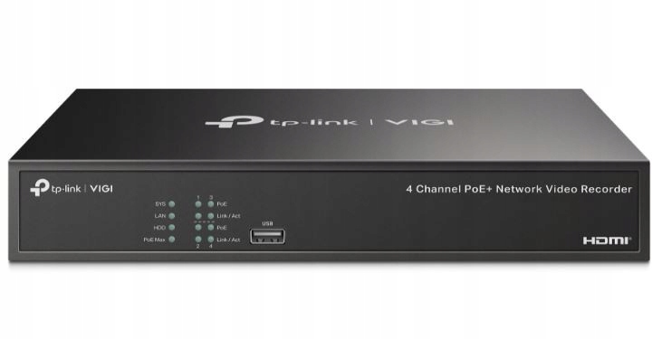 Rejestrator wideo TP-Link VIGI NVR1004H – Twoje centrum monitoringu