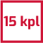 Pojemność 15 kompletów