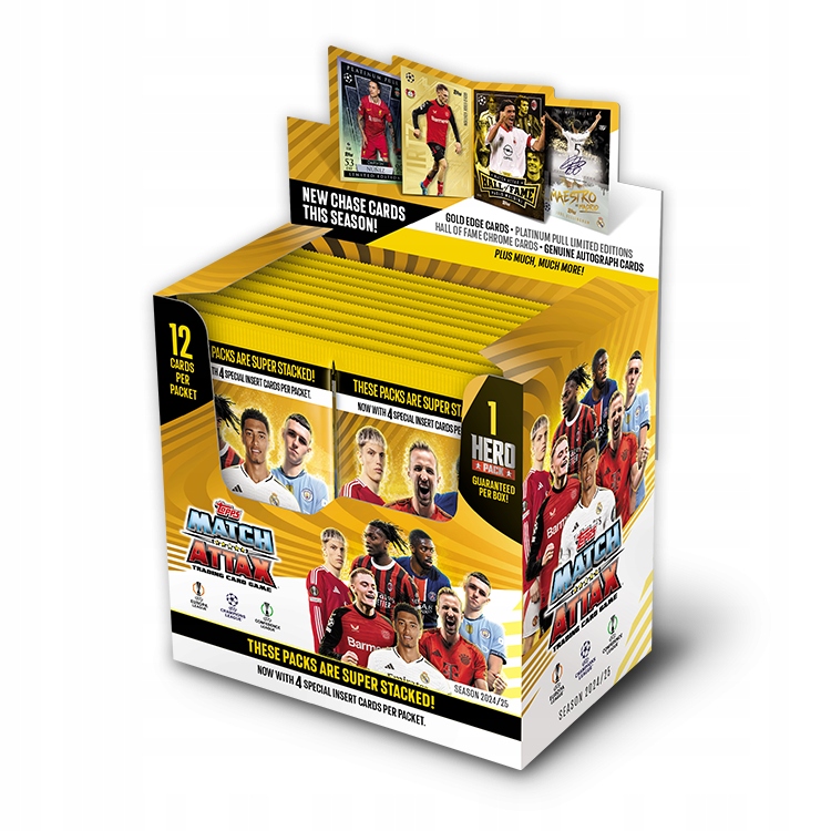 Kolekcjonerskie karty Match Attax Champions League 2024/25 – Zbieraj najlepsze momenty piłkarskie