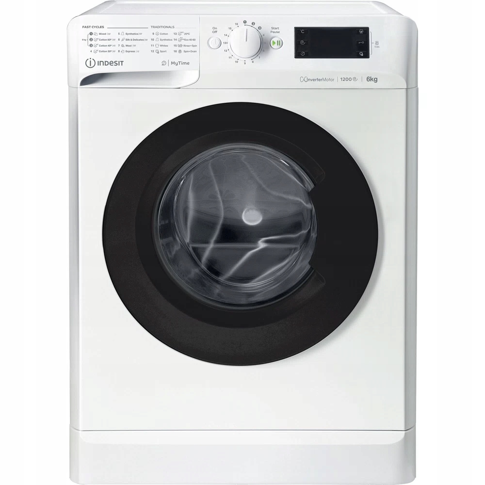 Pralka Indesit MTWSE 61294 WK EE – Wydajność i nowoczesność w Twoim domu
