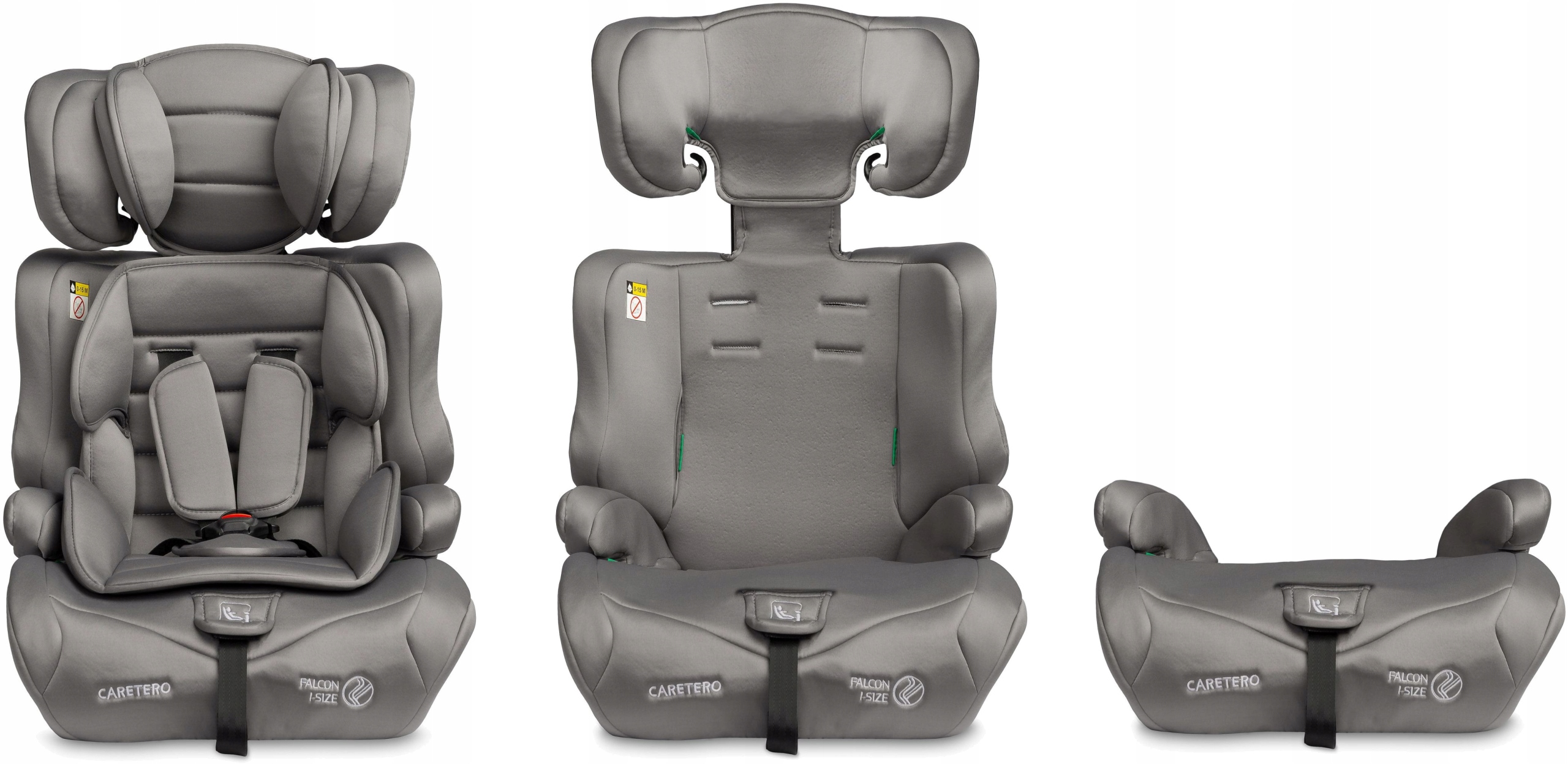 Fotelik Falcon i-Size Graphite (76-150) – Bezpieczna podróż dla Twojego dziecka