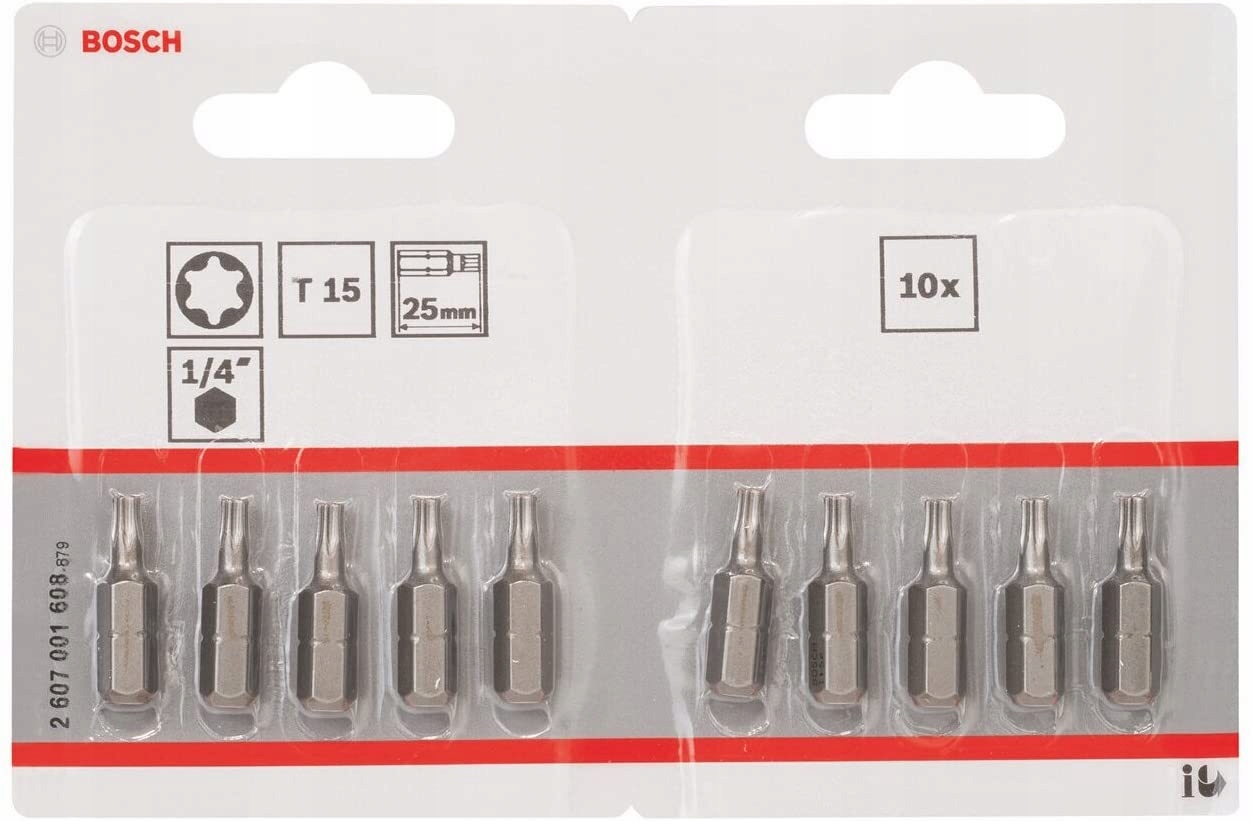10ST Torxschr.Bit T15 XH 25mm – Niezbędne narzędzie do Twojego warsztatu