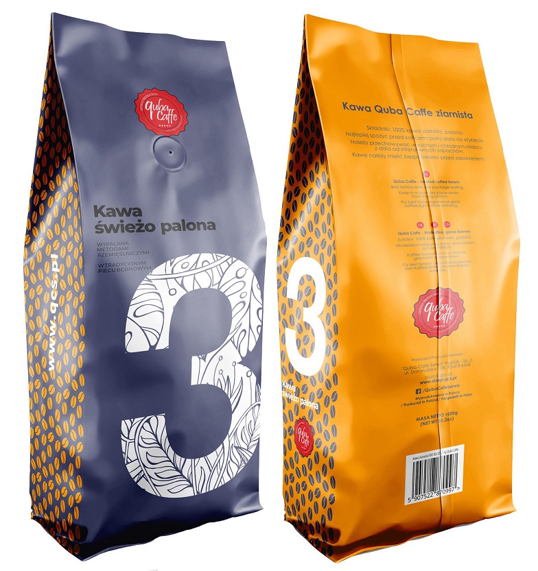 Kawa ziarnista Quba Caffe No. 3 – Delikatny smak na każdą porę dnia