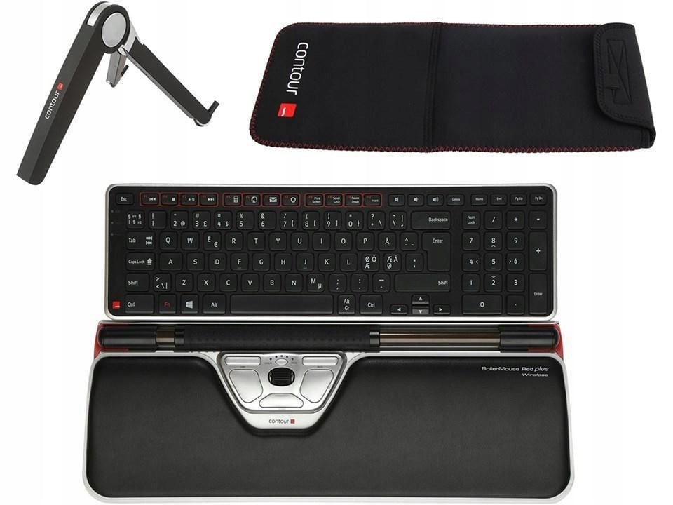 Klawiatura Contour RollerMouse Red plus Travel – Ergonomia i wygoda w pracy